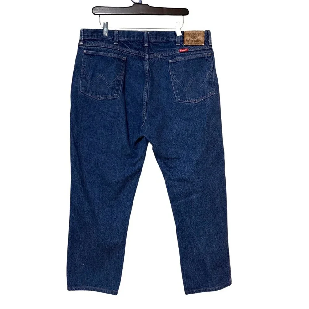 Wrangler Mens Vintage Blue Relaxed Fit‎ Denim Jeans Size 40x32(27.5) Made In USA